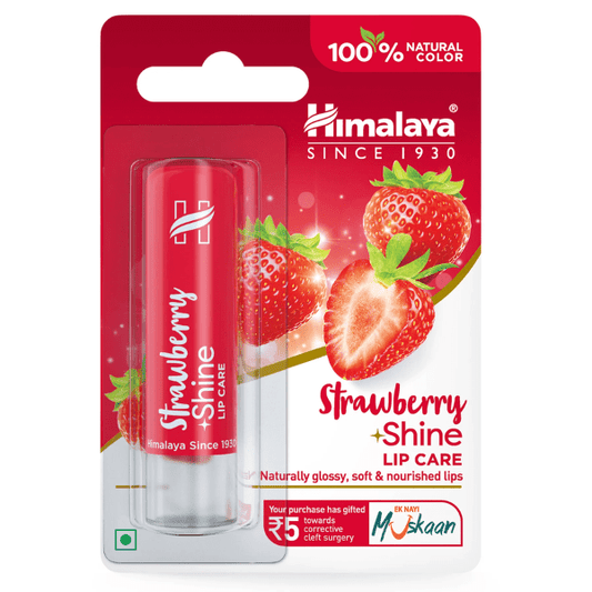 Himalaya Strawberry Shine Lip Care-4.5 G - 4.5 gms
