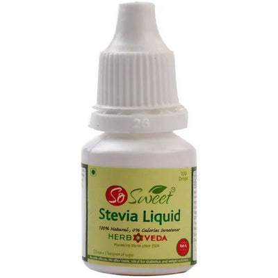 Herboveda So Sweet Stevia Liquid Drops- Sweetener Sugar Free