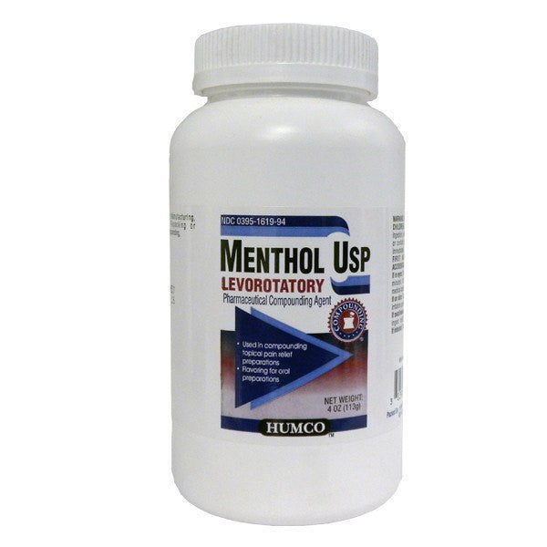 Humco Menthol Crystals Levorotatory Compounding Agent