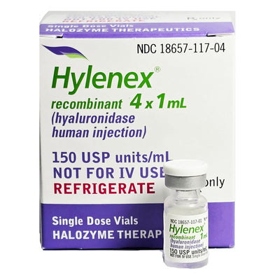 Hylenex Injection, Hyaluronidase Injection Enzyme 150 Unit Dose - SINGLE VIAL   (Rx) * Refrigerated