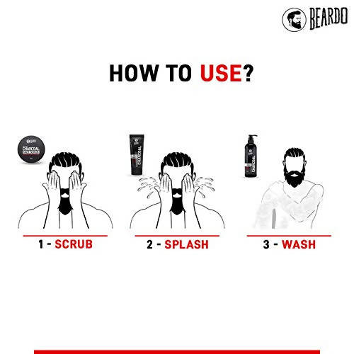 Beardo Activated Charcoal Combo