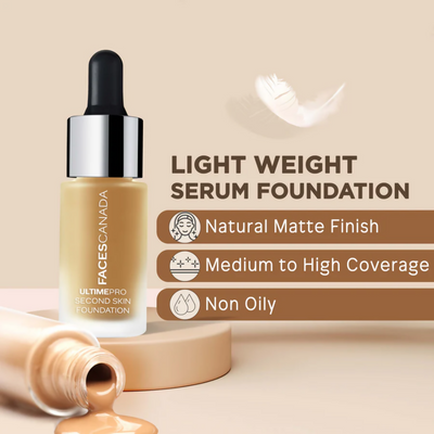 Faces Canada Ultime Pro Second Skin Foundation - Medium Natural 022