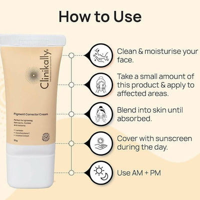 Clinikally Pigment Corrector Cream