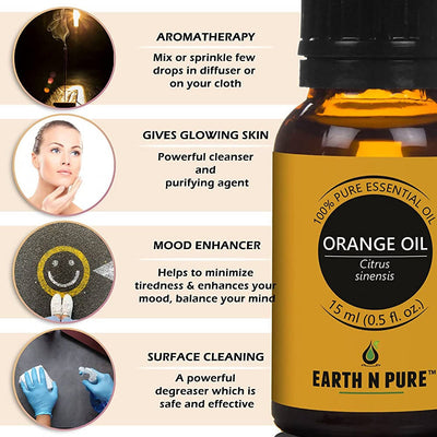 Earth N Pure Rose & Orange Essential Oils