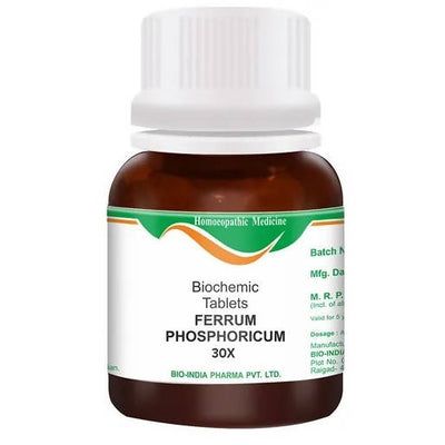 Bio India Homeopathy Ferrum Phosphoricum Biochemic Tablets