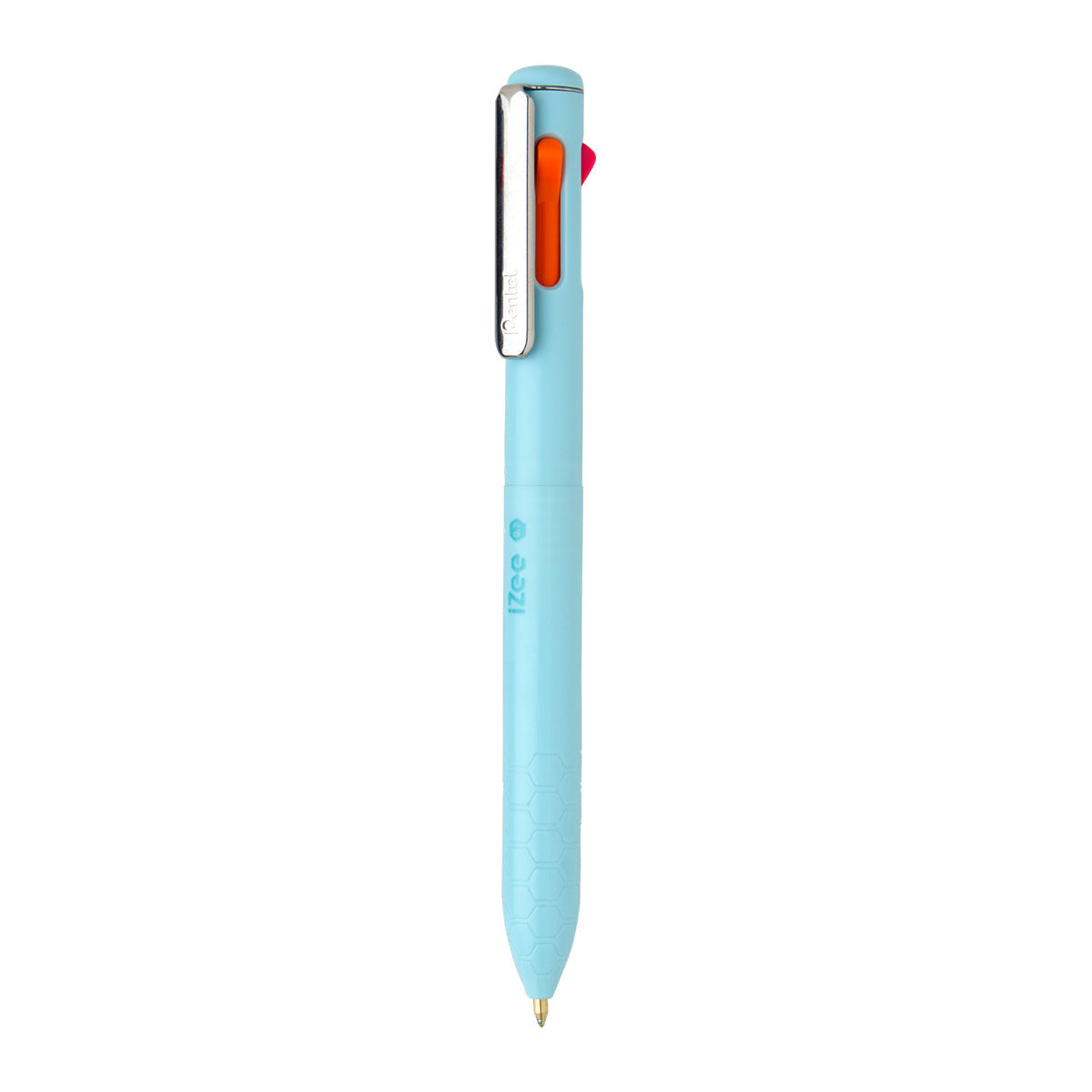 Pentel iZee 4 in 1 Color Pen - Orange Pink Sky Blue & Violet Ink