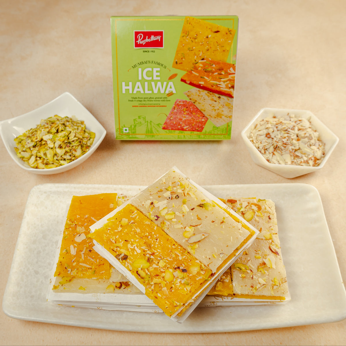 Purshottam Sweets Ice Halwa ( Bombay / Mahim Halwa ) - 500 gms