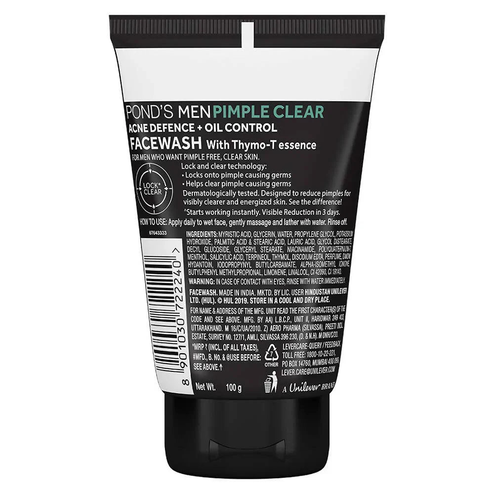 Pond's  Men Pimple Clear Facewash - 100 gm