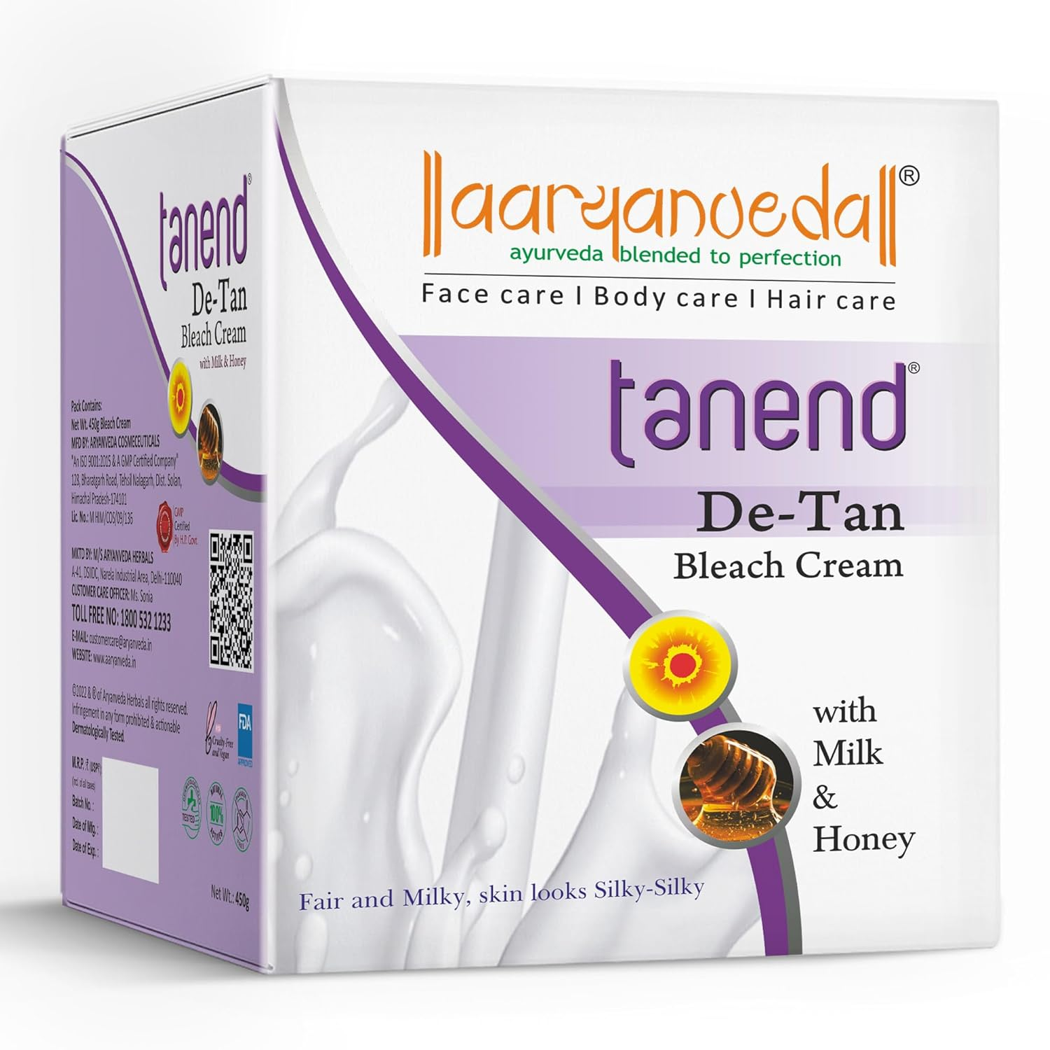 Aryanveda Tanend Bleach Cream