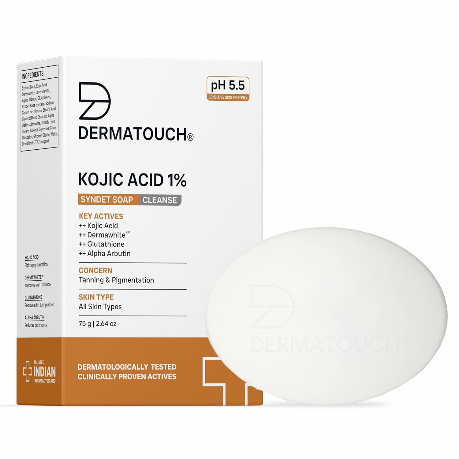 Dermatouch Kojic Acid 1% Soap With Glutathione