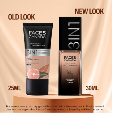 Faces Canada All Day Hydra Matte Foundation-Golden Beige 032