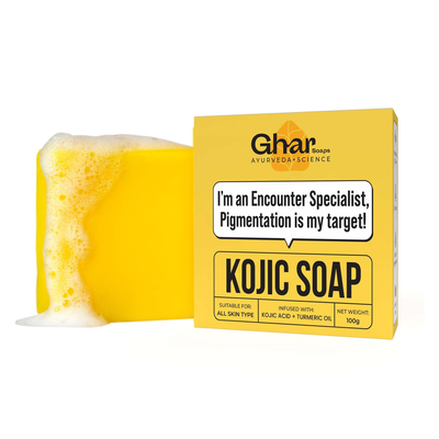 Ghar Soaps Kojic Acid 2% Soap with Niacinamide