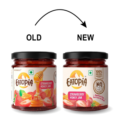 Eatopia Strawberry Honey Jam