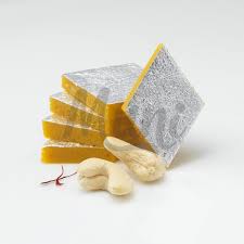 Madhvi Dairy Kesar Kaju Katli | 500 gms