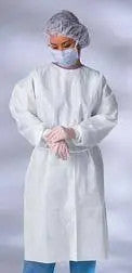 Isolation Gowns, Impervious Poly Coated, White, 50/case