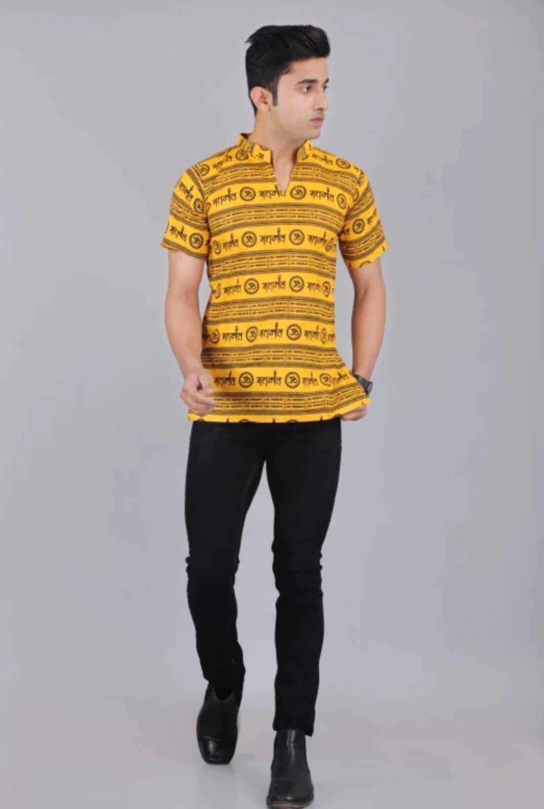 Mahakaal  Short Sleeve Shirt For Men