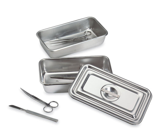 Stainless Steel Instrument Tray with Lid