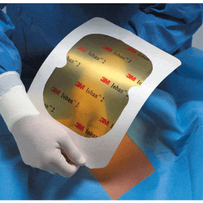 3M™ IOBAN™ 2 Antimicrobial Incise Drape 35” x 23” 10/box