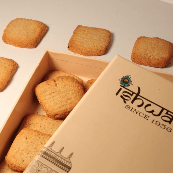 Ishwarji Gajak Wale Aata suji low calorie Biscuit ( very less sweet) - 500 gms