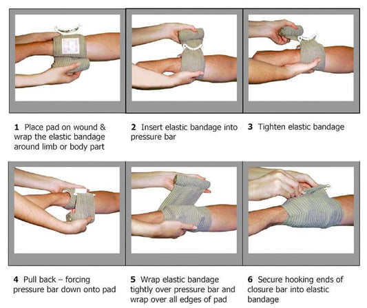 High Strength Pressure Bandage Bloodstopper Trauma Israeli Bandage