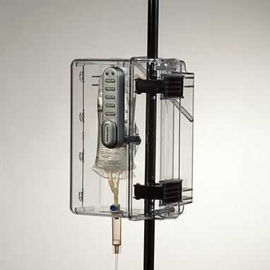 IV Pole Locking Box to Secure IV Bags with Keyless Digital Entry Lock