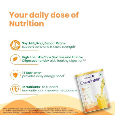 Dr. Reddy’s Celehealth Nutritional Drink - Saffron & Cardamom Flavor