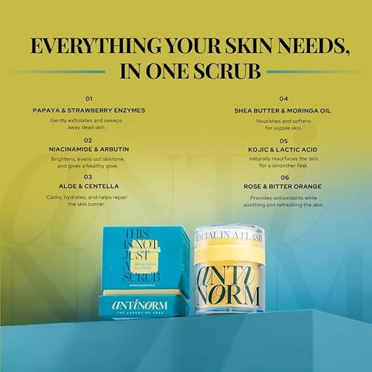Antinorm Facial in a Flash Enzyme Scrub