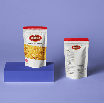 Jagdish Farshan Garlic Sev Mamra - 500 gms
