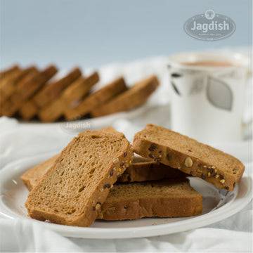 Jagdish Farshan Multigrain Rusk Toast - 500 gms