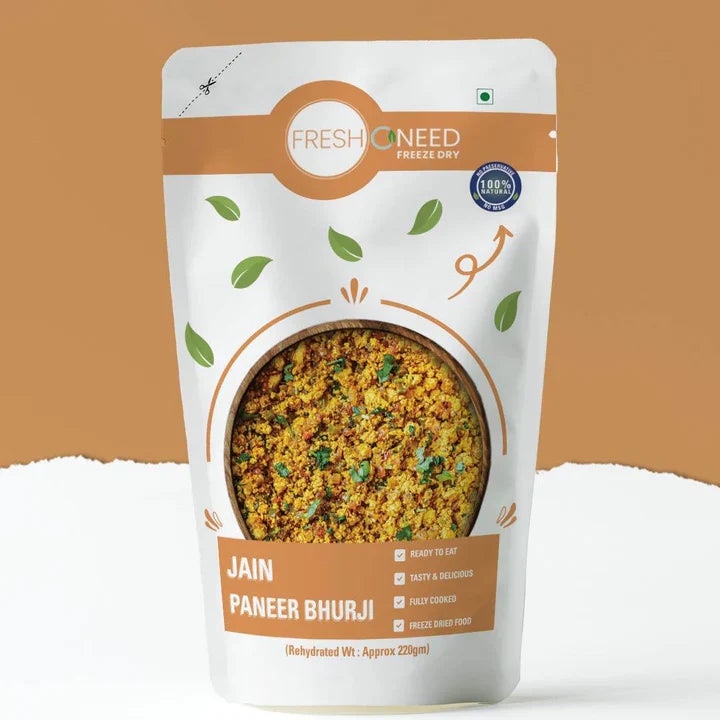 Fresh O Need Paneer Bhurji ( Without Onion & Garlic ) - Ready To Eat 220 gms