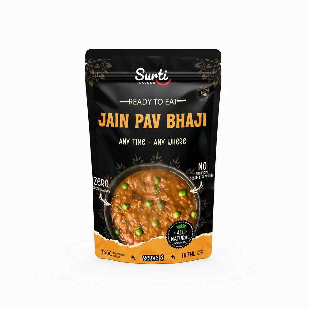 Surti Flovour Jain Pav Bhaji | Ready To Eat 250 gms