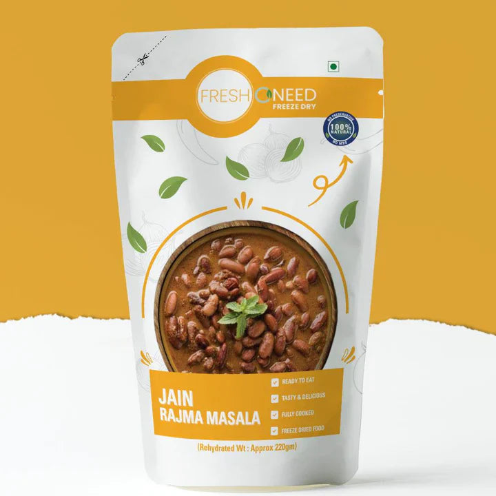 Fresh O Need Rajma Masala (Without Onion & Garlic) - Ready To Eat 220 gms