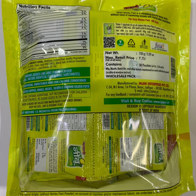Jalani Nimbu Pani Packet (30 Sachets x 5 gms) – 150 gms | Instant Lemon Drink Mix