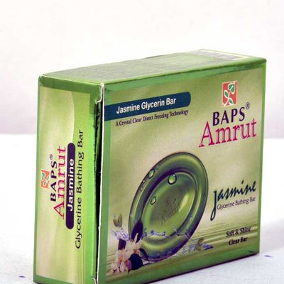 BAPS Amrut Jasmin Glycerin Soap ( Pack Of 4 ) | 75 gms each