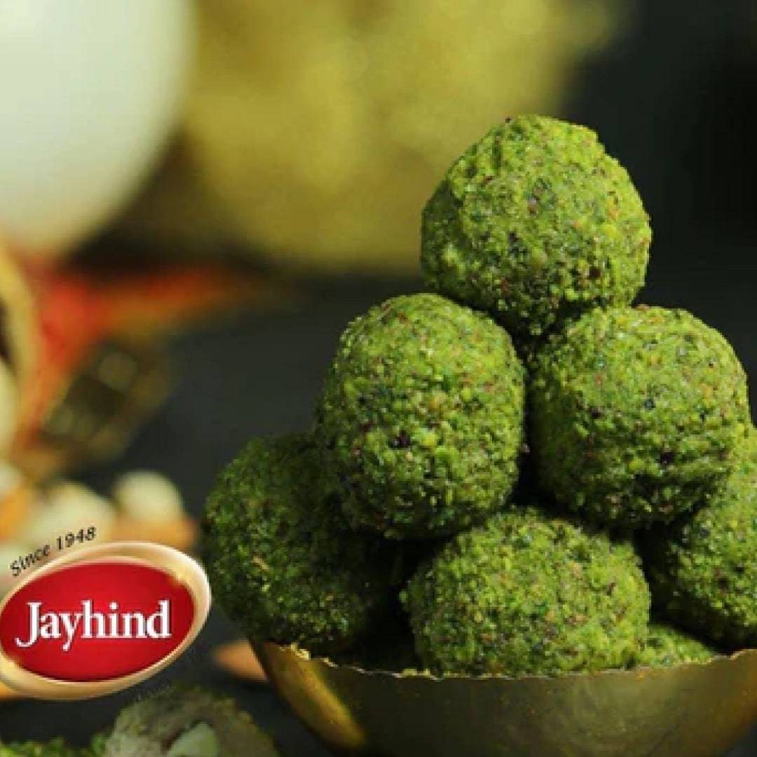 Jayhind Sweets Pista Rocher Laddu | 500 gms