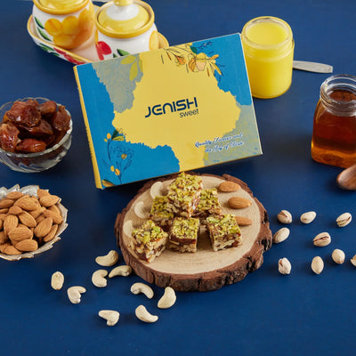 Jenish Sweets Sugarfree Dryfruit Punch Dates - 500 gms