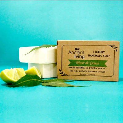 Ancient Living Neem & Lemon Luxury Handmade Soap