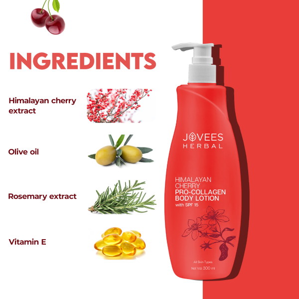 Jovees Himalayan Cherry Hand & Body Lotion (300 ml)