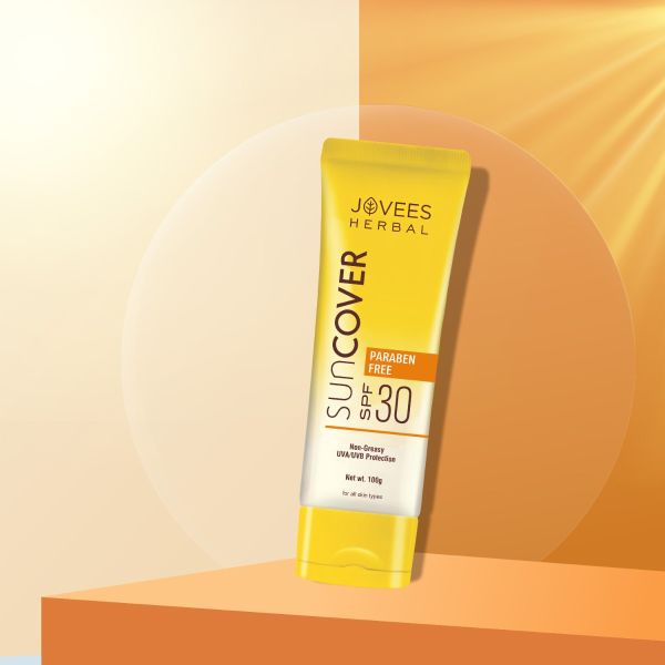 Jovees Sandalwood Natural Sun Cover SPF 30, UVA/UVB Protection