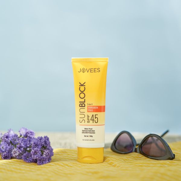 Jovees Sun Block 3 In 1 UVA/UVB Protection SPF 45