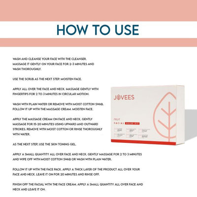 Jovees Mini Fruit Facial Kit (63 gm)