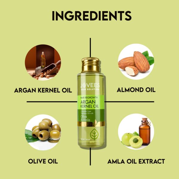 Jovees Hair Regrowth Argan Kernel Oil (100 ml)