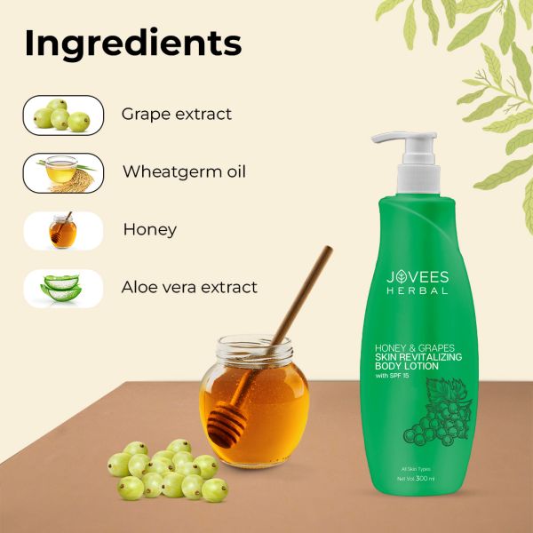 Jovees Honey & Grape Hand & Body Lotion (300 ml)