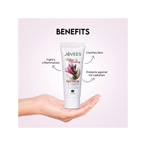 Jovees Saffron & Bearberry Fairness Face Cream (60 gm)