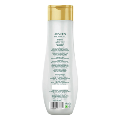 Jovees Thyme & Tea Tree Anti Dandruff Shampoo
