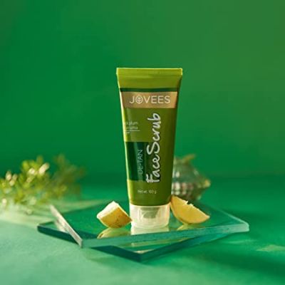 Jovees De-Tan Face Scrub with SPF, Turmeric & Aloe Vera