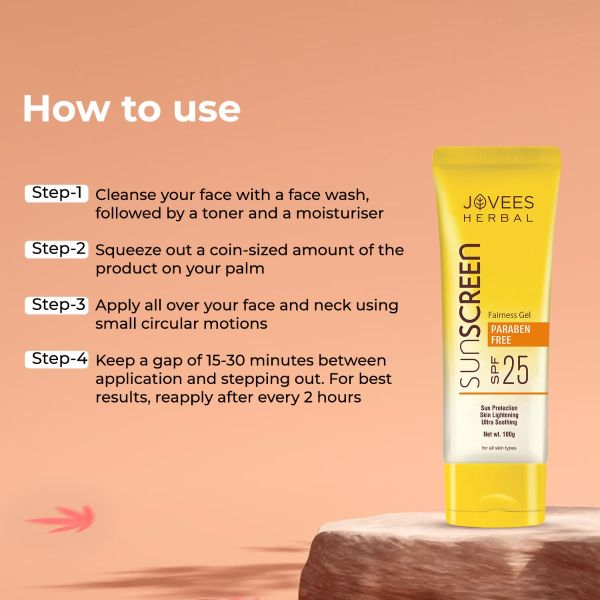 Jovees Herbal Fairness Gel Sunscreen SPF 25