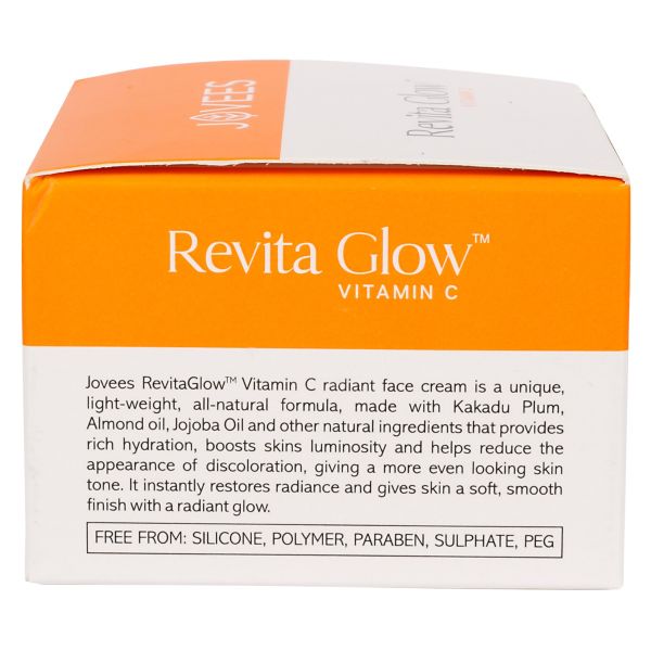 Jovees Revita Glow Vitamin C Cream Infused with Almond & Kakadu Plum (50 gm)