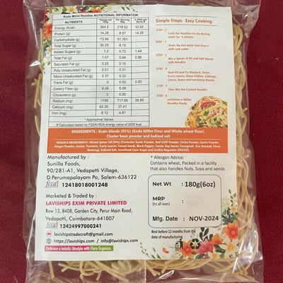 Flora Organics Kodo Millet Noodles