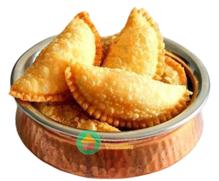 Godavari Vantillu Kajjikayalu (Crispy Coconut Gujiya/Karanji)  - 500 gms